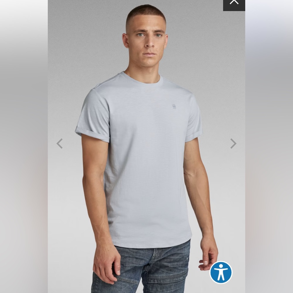 Men’s G-Star Raw Curved Hem T-Shirt